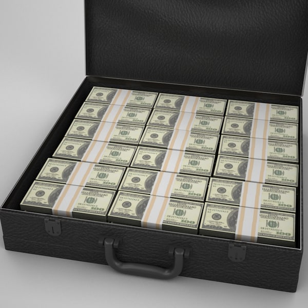 The maximum amount of U.S. Currency that can fit into a standard